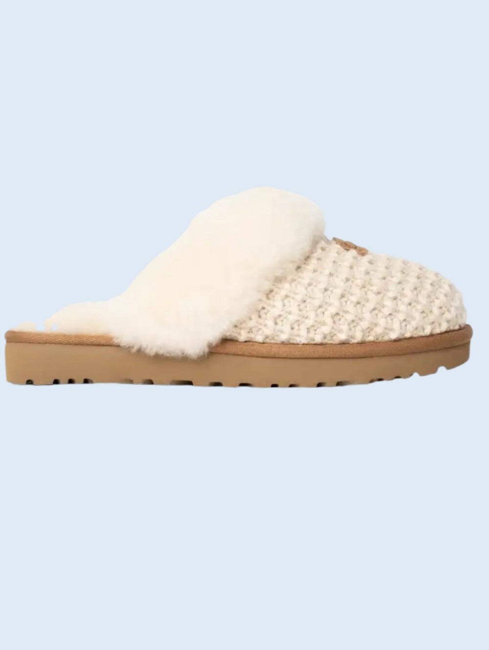 Ugg Cozy Cream Knit Women’s Slipper Clogs